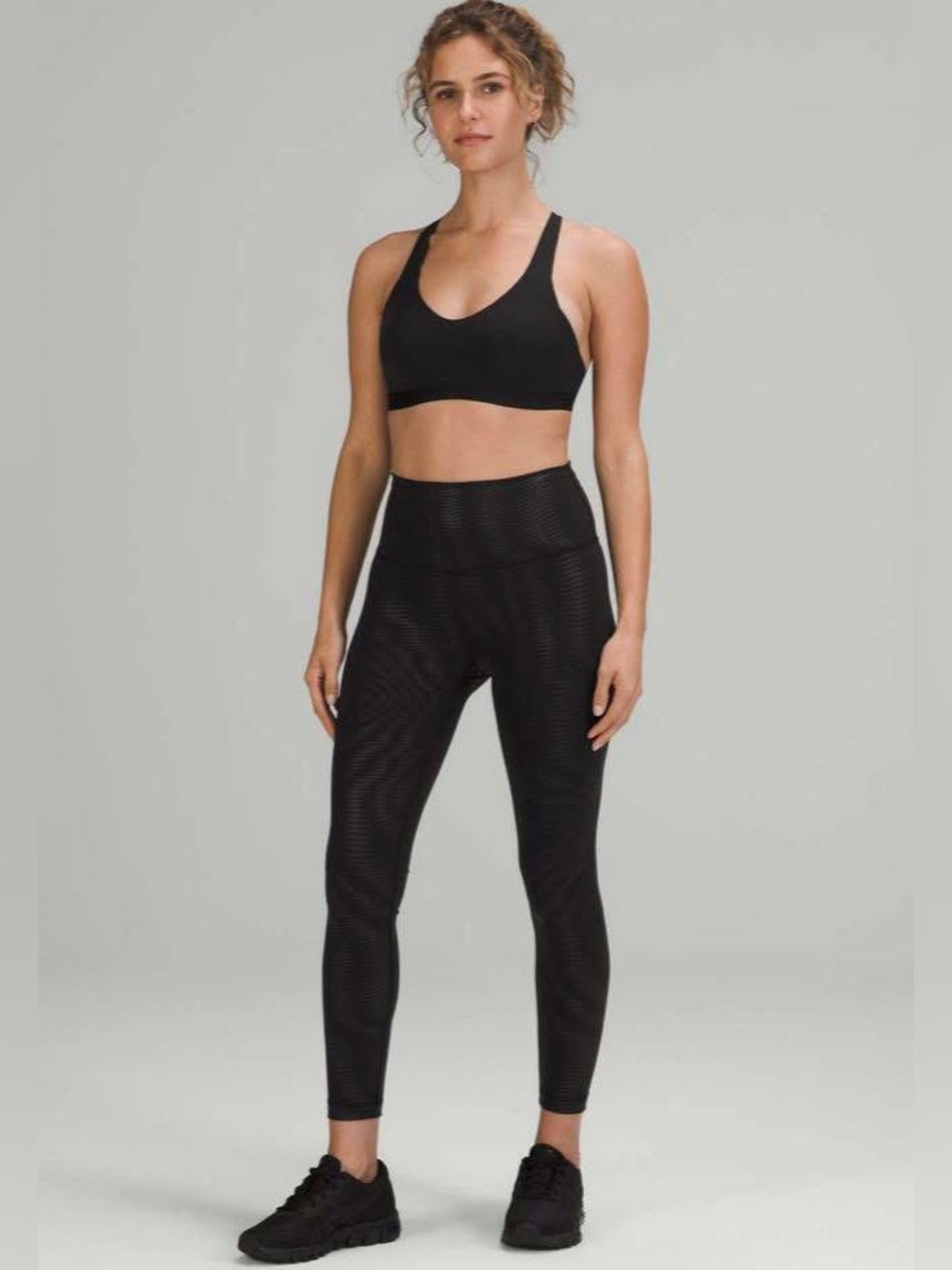 LULULEMON - WUNDER UNDER TRAIN High Rise *25" Tight - Shapeshifter Foil Black. 4